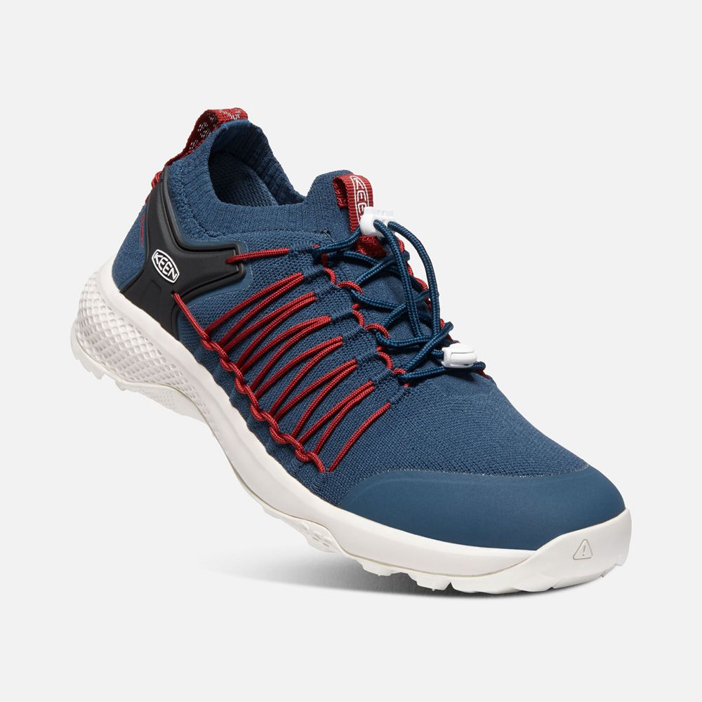 Keen Sneakers Heren Blauw/Rood - Explore Uneek - 43590-PUIV